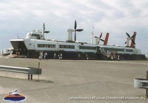 Calais hoverport -  (credit: The <a href='http://www.hovercraft-museum.org/' target='_blank'>Hovercraft Museum Trust</a>).